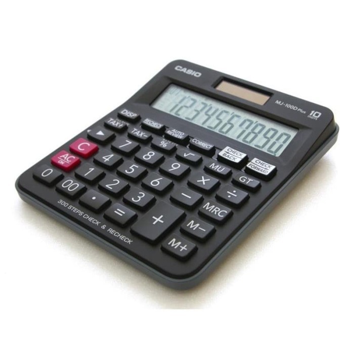 

Kalkulator Casio Mj 100D Plus Orinal - 10 Dit - Check And Recheck
