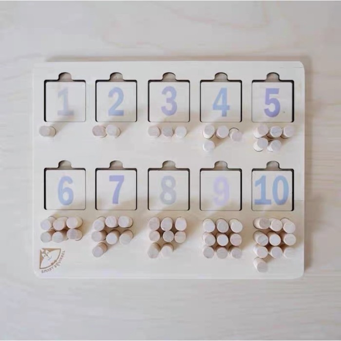 

Wooden Counting Puzzle -Wooden Counting Pe Stacker
