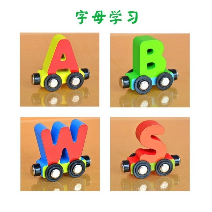 

Magnetic Alphabeth Number Trains Set - Kereta Huruf