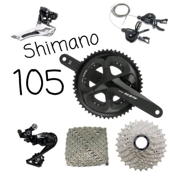 Groupset Shimano 105 R7000 Terbaru 2 X 11 Speed
