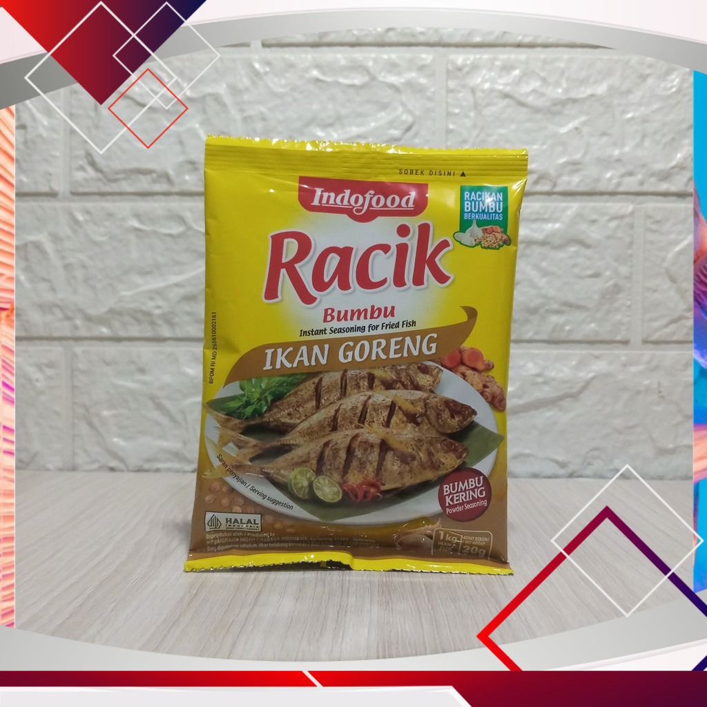 

Indofood Racik Bumbu Ikan Goreng 20gr .