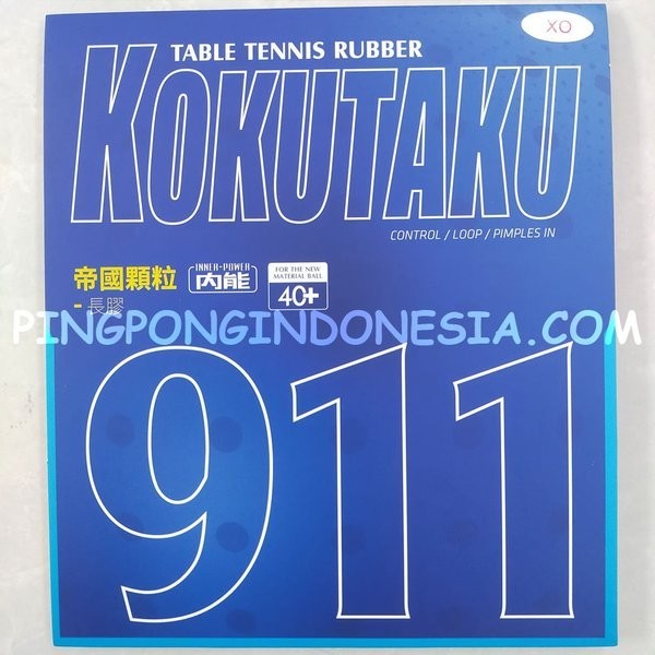 Kokutaku 911 OX - Red - Rubber Karet Pingpong Tenis Meja Bat Bet