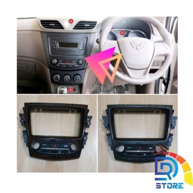 Diskon neet Frame Tape Head Unit Panel Audio Wuling Confero Segera Beli