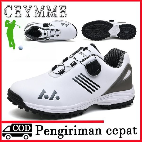 Sepatu Golf Grip Inesis Kedap Air Pria Golf Shoes Sepatu Golf Waterproof