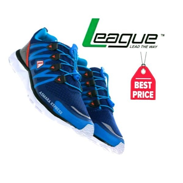 League Original Kumo 1.5 U Sepatu Lari - Mazzarine Blue-Hawaiian Ocean Drink