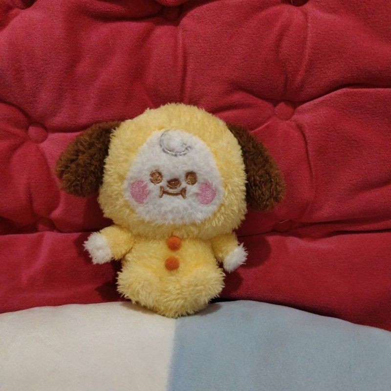 boneka gantungan kunci chimy bulu BT21 ori