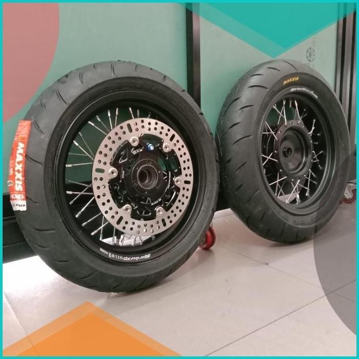 Velg Rossi XD Nmax New Aerox 300 350 Ring 14 Ban Maxxis 110/80 140/70