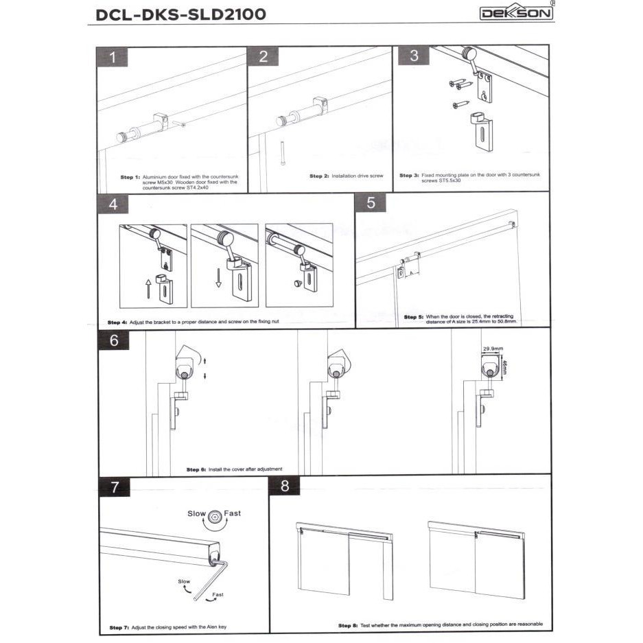 Terbaru Door Closer Sliding Dekkson Dcl 2100 Penutup Pintu Geser Jiwamerdeka1