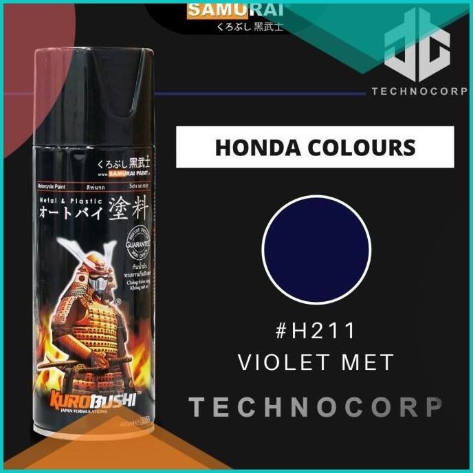 Cat Semprot SAMURAI PAINT H211 VIOLET MET / BIRU DONGKER 19F3B2024 suk