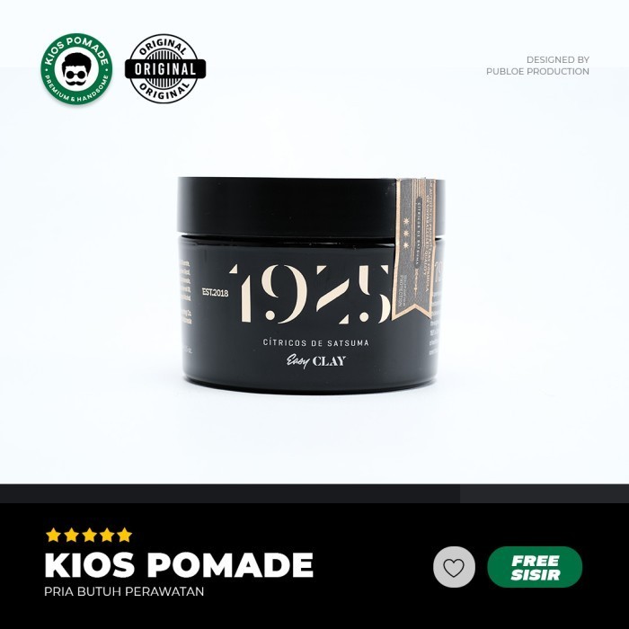 Pomade Clay 1925 Citricos De Satsuma Easy Clay