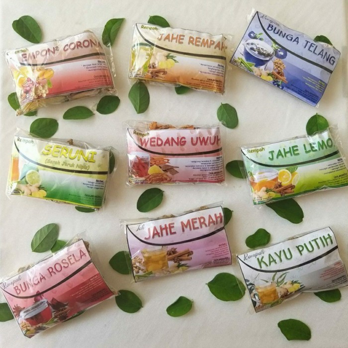 

[Grosir] Wedang Uwuh, Jahe Rempah, Jahe Lemon, Seruni, Empon2 Corona