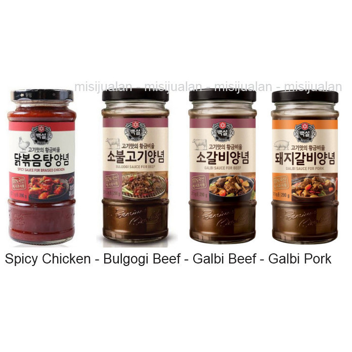 

Beksul Marinade Sauce 500G Spicy Chien Buogi Galbi Beef Pork