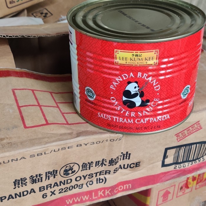 

Lee Kum Kee Kaleng 2,2 Kg Saus Tiram Panda 2.2Kg Ready Gosend