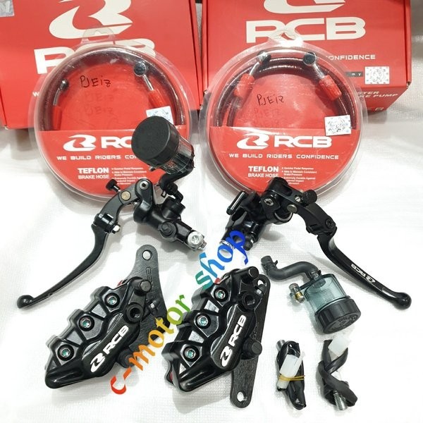 Sepaket Master Rem Rcb Radial S1 Kanan Kiri Kaliper Rcb Nmax Depan Belakang Selang Rem Rcb Depan