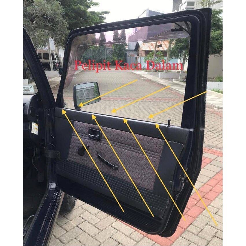 List/ Karet Pelipit Kaca Dalam Mobil Jimny dan Katana Original