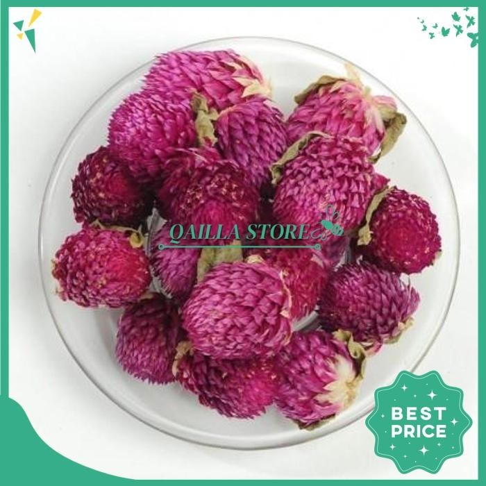 

TEH BUNGA AMARANT / GLOBE AMARANTH FLOWER TEA 40GR DIJAMIN GRATIS ONGKIR