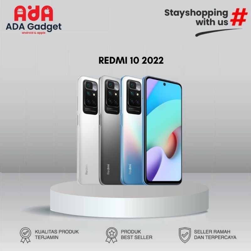 REDMI 10 2022 6/128GB GARANSI RESMI