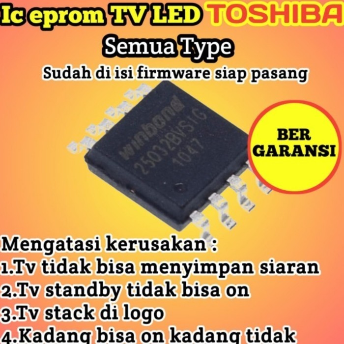 ic eeprom tv toshiba 32pb200ej plus firmware 25q32bvsig