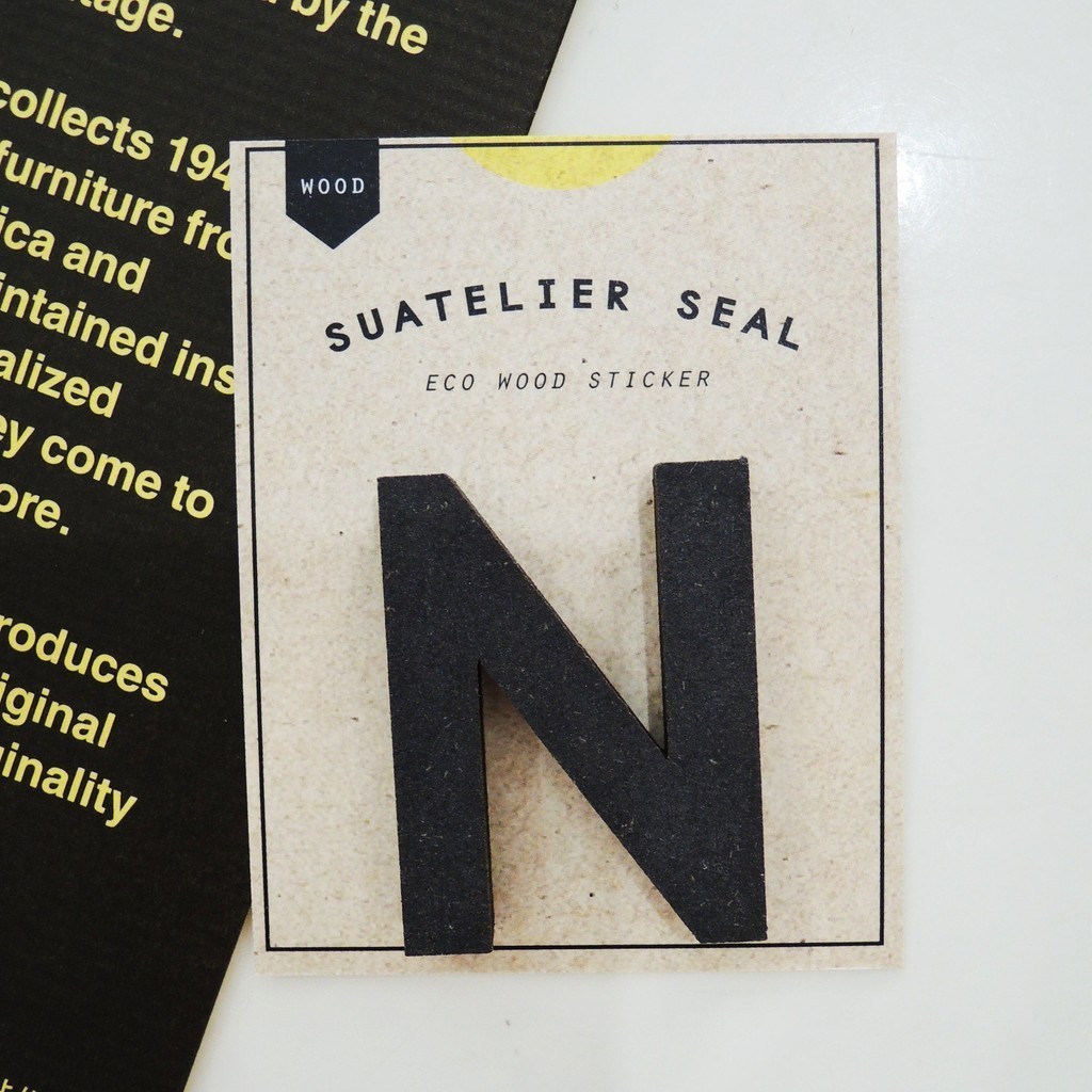 

SUATELIER Seal Eco wood sticker No. 1714 wood (N)