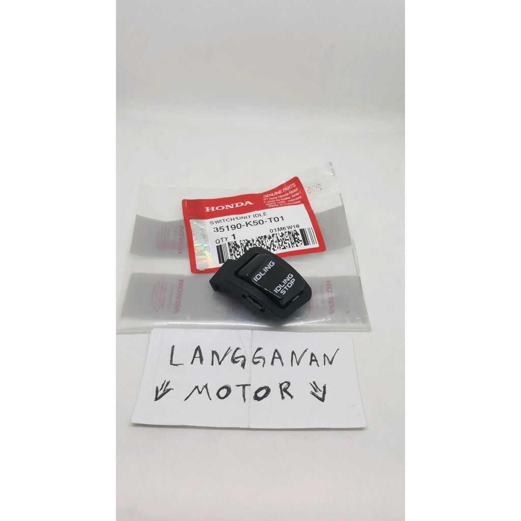 Saklar Tombol Swit Switch Unit Iss Idling Stop Vario 150 Pcx - Ahm