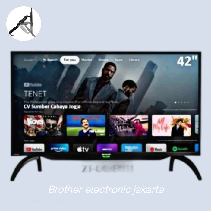 Promo Sharp Tv 2T-C42Eg1I Google Android Tv 42 Inch .