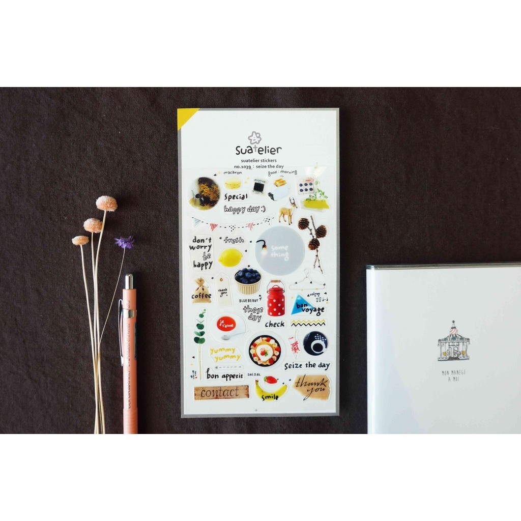 

SUATELIER Stickers No. 1039 Seize The Day