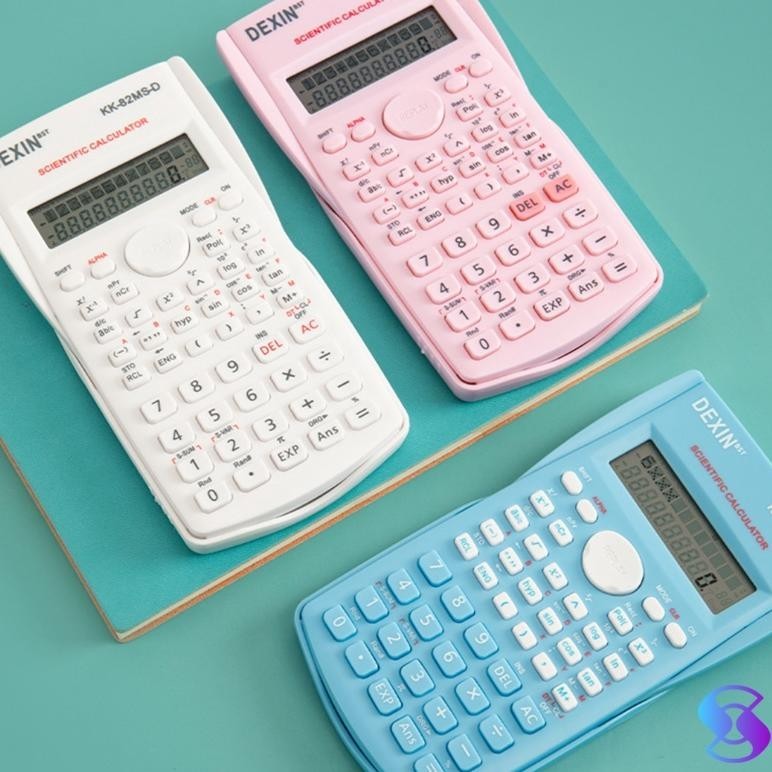 

tre-57 Kalkulator Color Function Scientific Kalkulator 24 Fungsi Kalkulasi 3 Warna 1700 scientific calculator Berkualitas