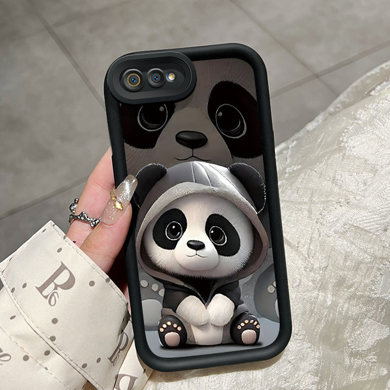 Casing Hp Realme C2 Realme C2s OPPO A1K Case lembut Softcase sarung HP pola kartun Panda Kesing pons