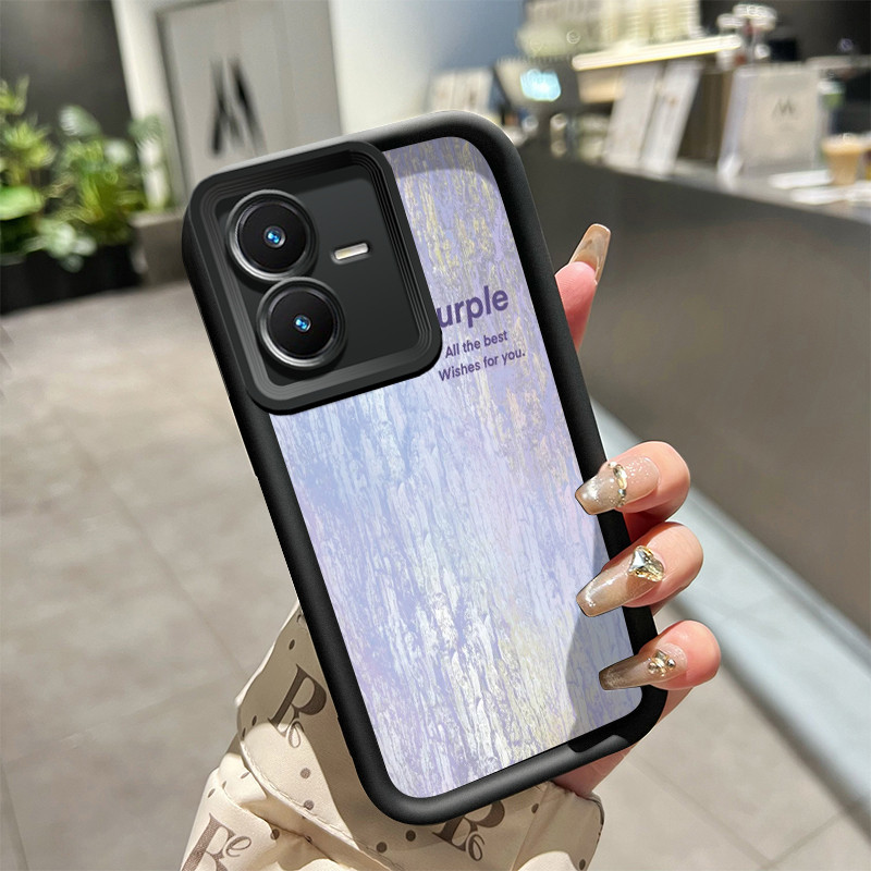 Casing Hp VIVO Y22 VIVO Y22s Case pelindung lensa kamera Kesing HP Pegangan anti selip perlindungan 