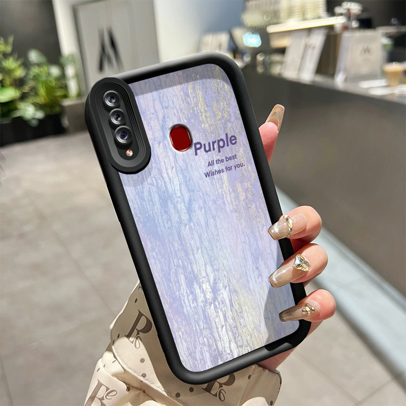 Casing Hp Samsung Galaxy A20s Case pelindung lensa kamera Kesing HP Pegangan anti selip perlindungan