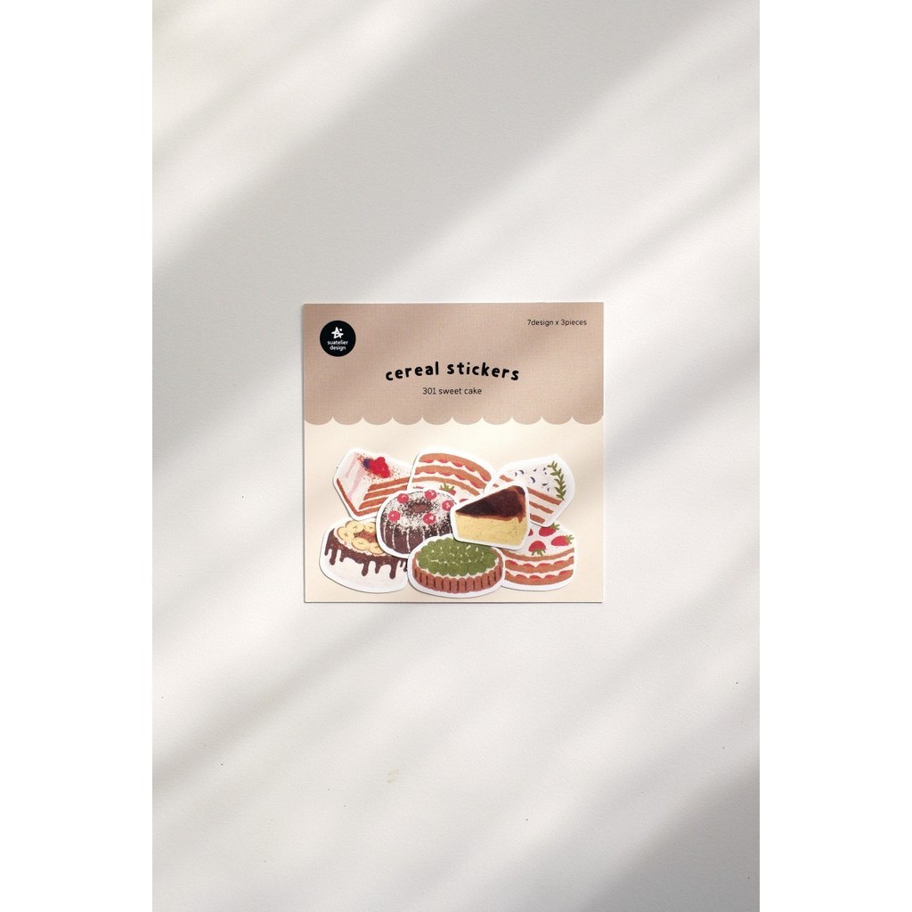

SUATELIER Cereal Sticker No. 301 sweet cake