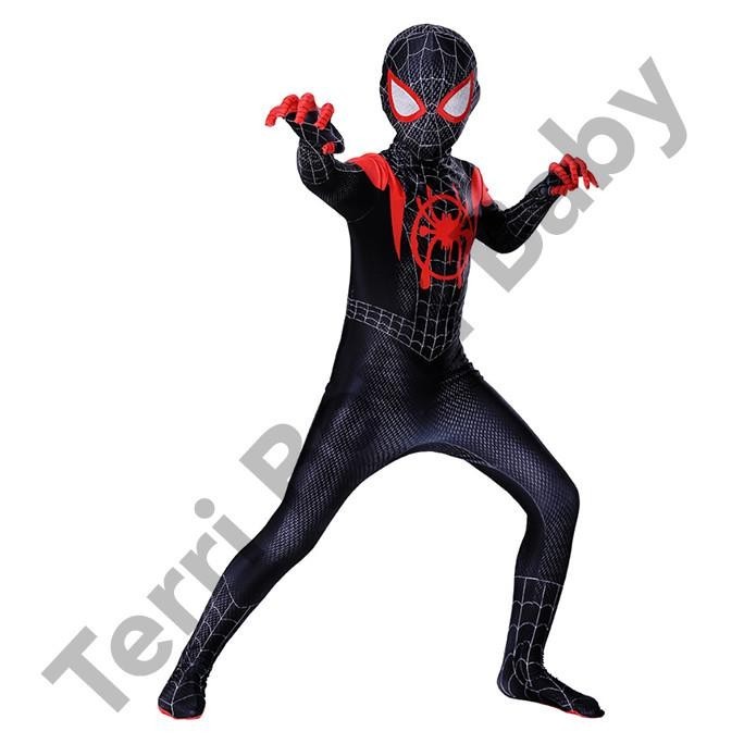 Custom Spiderman costume spider man kostum spidermen miles morales
