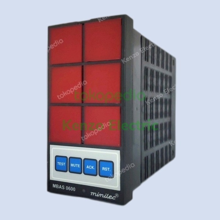 ANNUNCIATOR 90-270V AC/DC MBAS 0600 6 WINDOWS MINILEC