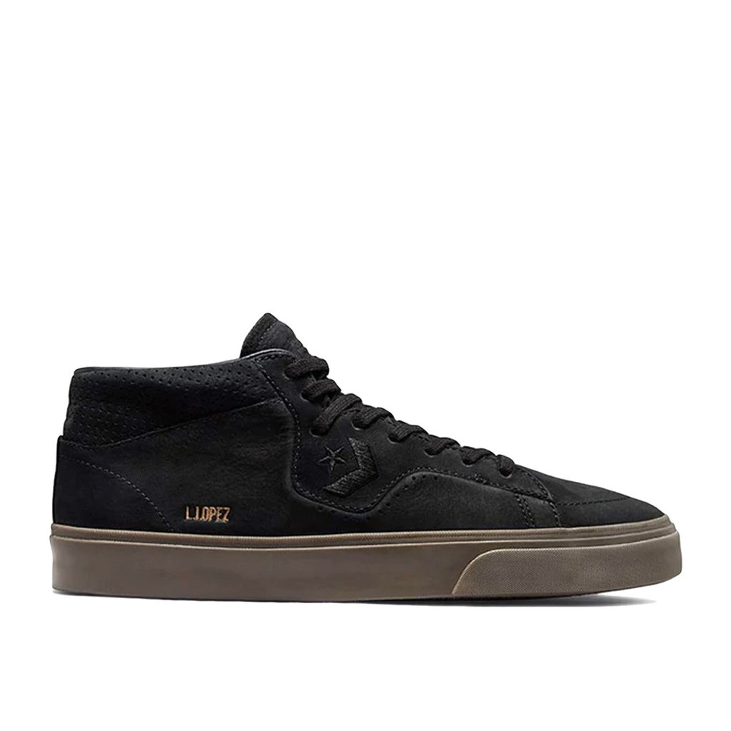 Converse Pro Louie Lopez Mid Nubuck Black Mushroom