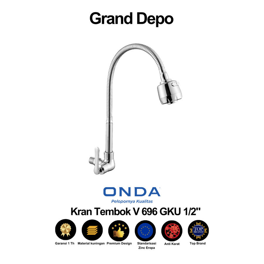 Onda Kran Dapur V 696 GKU / Kran Dapur Onda/ Kran Air Onda