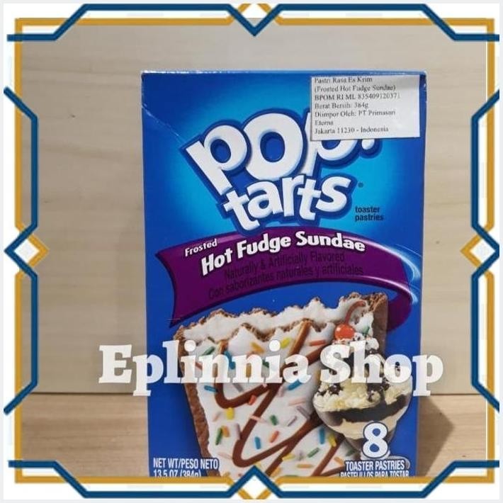 

[EPL] KELLOGG'S POPTARTS FROSTED HOT FUDGE SUNDAE 8'S 416 GR - POP TARTS