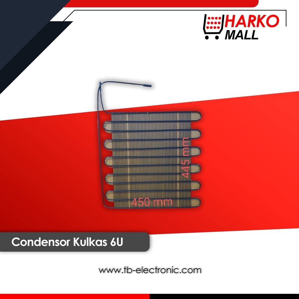 Kondensor Kulkas Universal - Condensor U6 SANYO AQUA SHARP