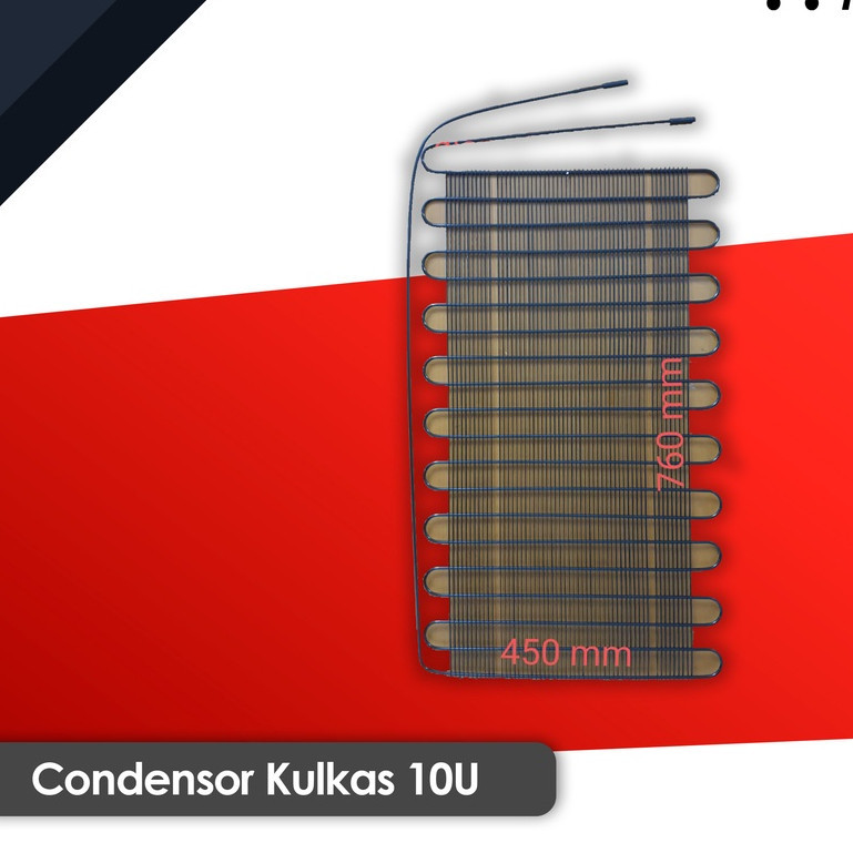Kondensor Kulkas Universal - Condensor U10 SANYO AQUA SHARP
