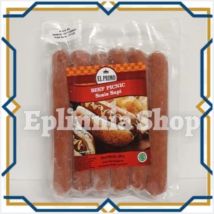 

[EPL] EL PRIMO BEEF PICNIC 360 GR - SOSIS SAPI
