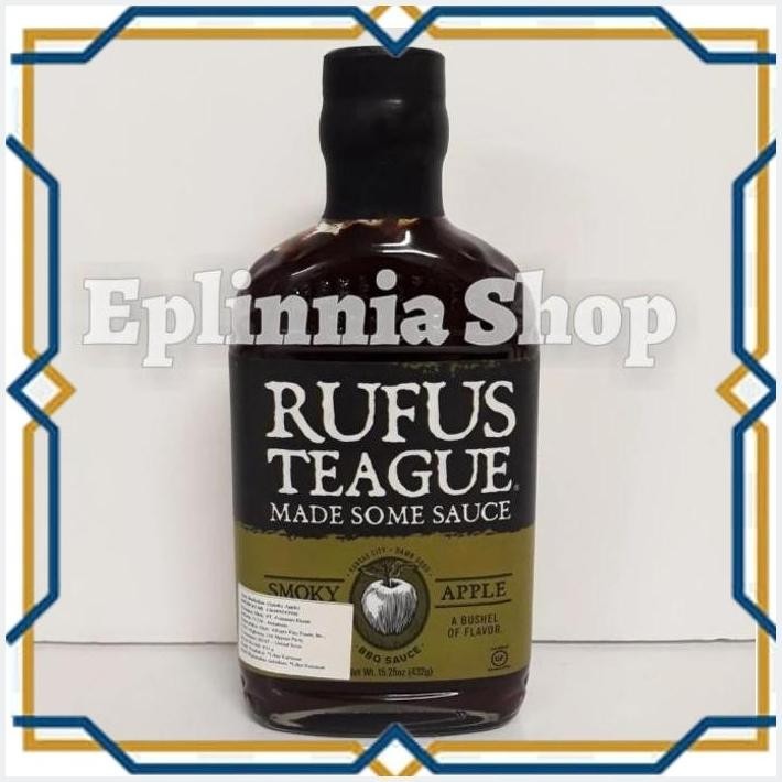 

[EPL] RUFUS TEAGUE SMOKEY APPLE BBQ BARBECUE SAUCE 432 GR - SAUS