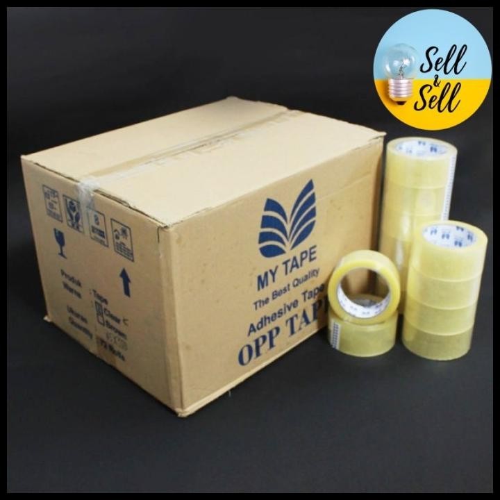 

BEST DEAL (1 DUS) LAKBAN OPP MY TAPE BENING & COKELAT 48MM X 100 YARD 45 MICRON