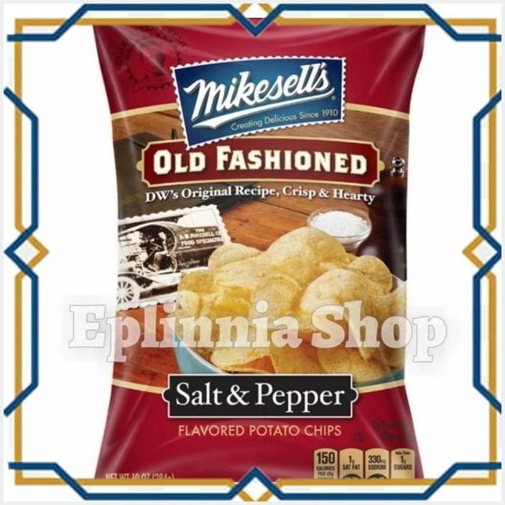 

[EPL] MIKESELL'S MIKESELLS OLD FASHIONED SALT & PEPPER POTATO CHIP - KERIPIK
