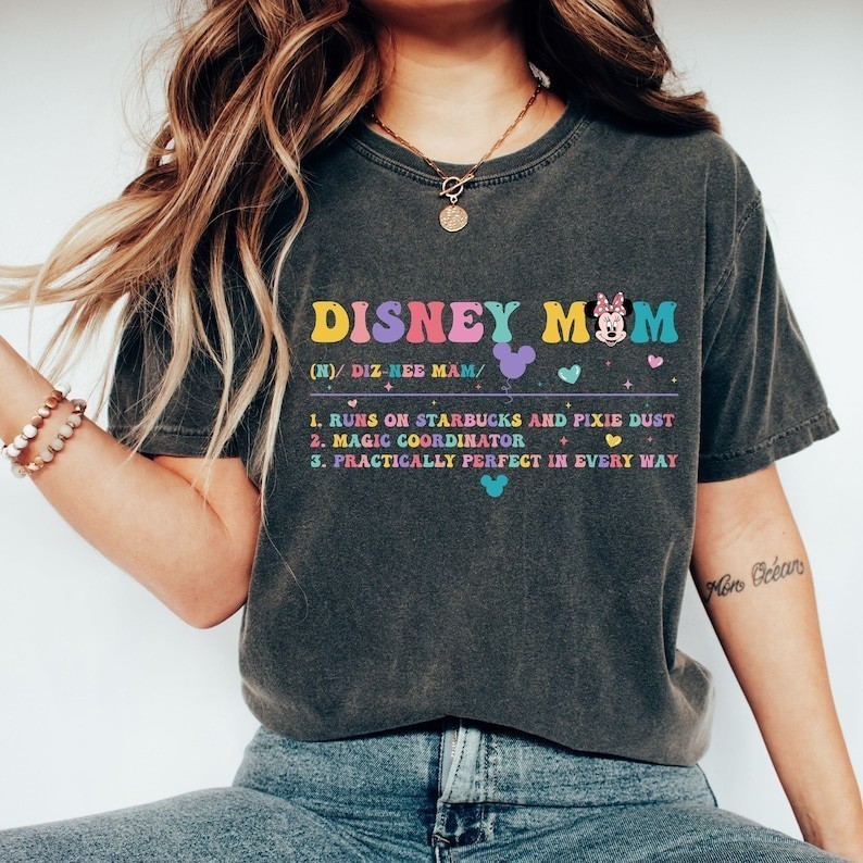 Kemeja Ibu Disney Hadiah Hari Ibu Hadiah Untuk Wanita T-Shirt Mama Kemeja Minnie Hadiah Untuk Ibu Ke