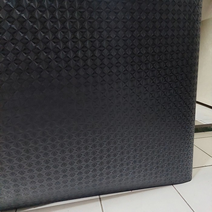 Fiber Pagar Motif Diamond Blade Hitam