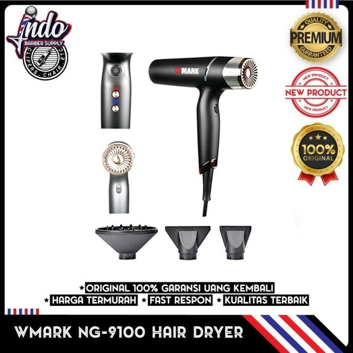 BARU WMARK HAIR DRYER NG 9100 / PENGERING RAMBUT PROFFESIONAL