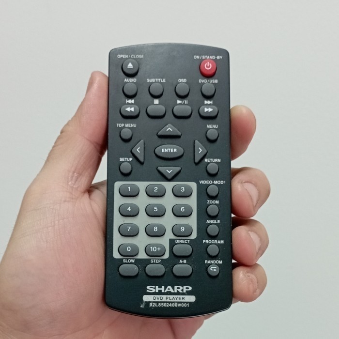 Remot Remote DVD Player Original Sharp 92L8502400W001