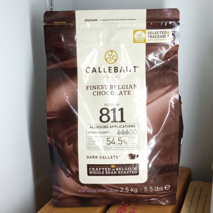 

Cabina Callebaut Dark Chocolate Well Balanced Bitter (811Nv-553) 2,5Kg