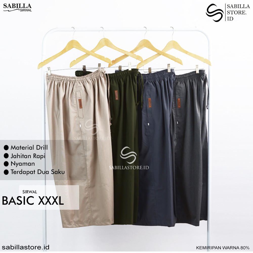 Promo Mega Sale 4.4 // Sirwal Sabilla Sirwal Jumbo Basic XXXL