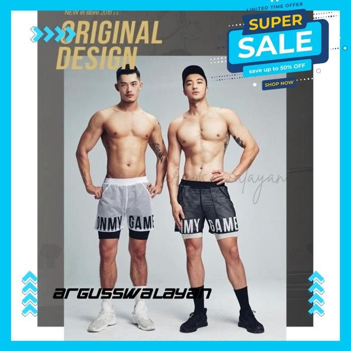 OMG ON MY GAME, CELANA PENDEK GYM SHORTS HOT DEAL