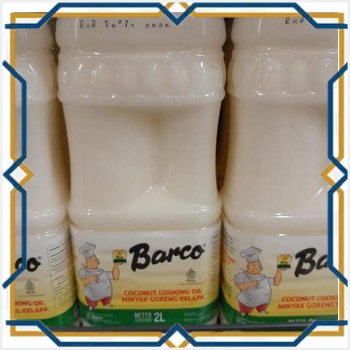 

[LDY] BARCO COCONUT COOKING OIL 2LT MINYAK GORENG KELAPA